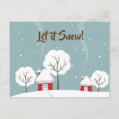 Laat het briefkaarten sneeuwen (Voorkant)