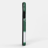 Laat het BT iPhone 5 Hoesje sneeuwen, groen (Achterkant/rechts)