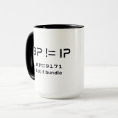 Laat het Bundel Mok (Voorkant links)