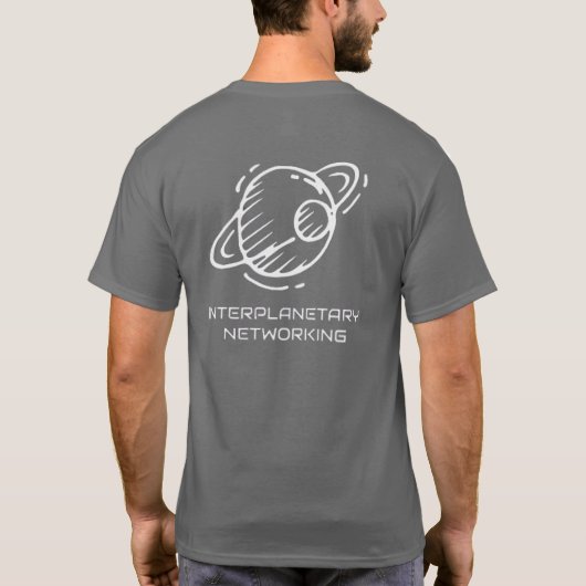 Laat het bundel t-shirt (Achterkant)