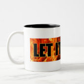 LAAT HET BURN! KoffieMok Tweekleurige Koffiemok (Links)