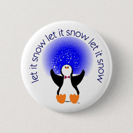 Laat het Button Badge sneeuwen