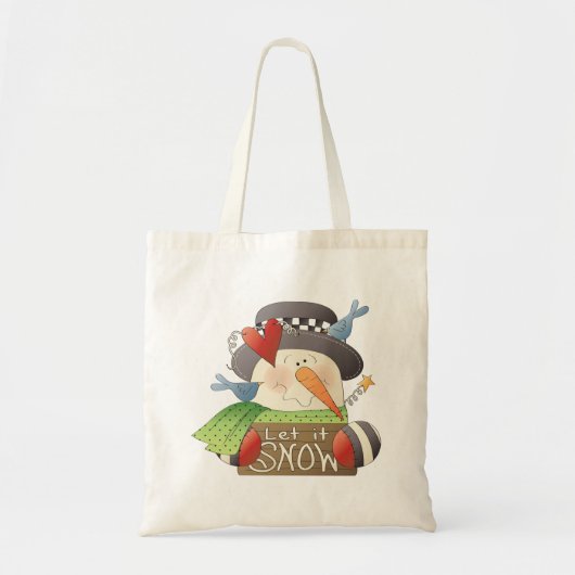 Laat het Canvas tas sneeuwen (Voorkant)