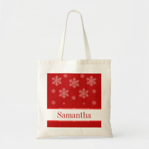 Laat het Canvas tas sneeuwen, rood
