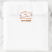Laat het Christelijke Halloween-Stickers schijnen Vierkante Sticker (Tas)