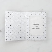 "laat het" citaat-witte stipbloem en bij zijn kaart (Binnen)