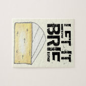 Laat het de Franse kaaswijde bruine kaaswijde brui Legpuzzel (Horizontaal)