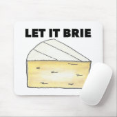 Laat het de Franse kokerfoeeketen in de mond snoer Muismat (Met muis)