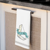 Laat het de grappige kaasdeeg omkopen theedoek