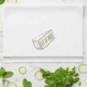 Laat het de grappige kaasjemones vertellen theedoek (Gevouwen)