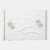 Laat het de grappige kaasjemones vertellen theedoek (Horizontaal)