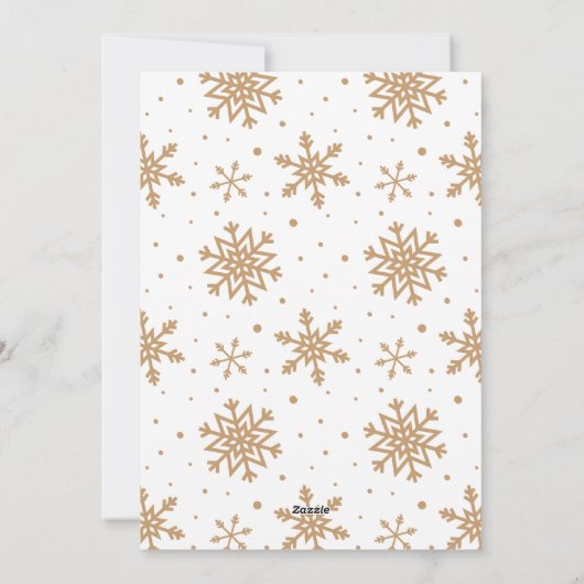 Laat het de Rode sneeuwen Kaart van de Foto van (Achterkant)