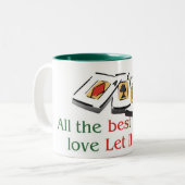 Laat het de twee toonaangevende mok van Ride Lover (Voorkant links)