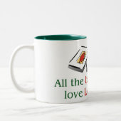 Laat het de twee toonaangevende mok van Ride Lover (Links)