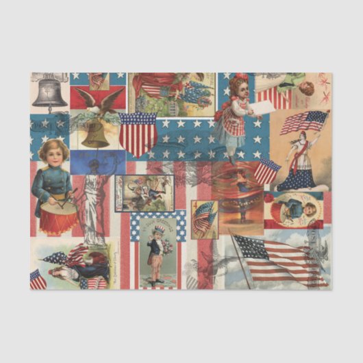 Laat het document over vrijheid tissuepapier (Voorkant)