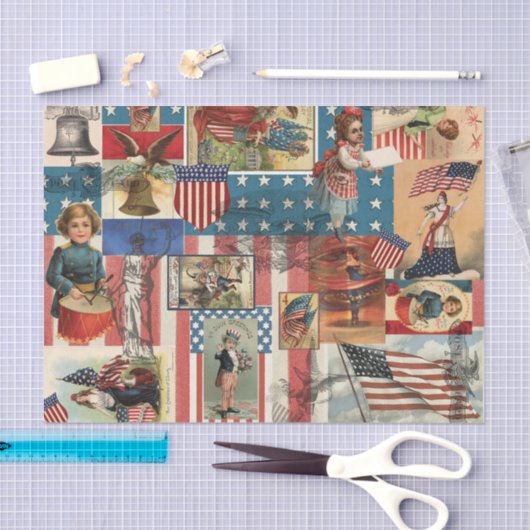 Laat het document over vrijheid tissuepapier (Craft)