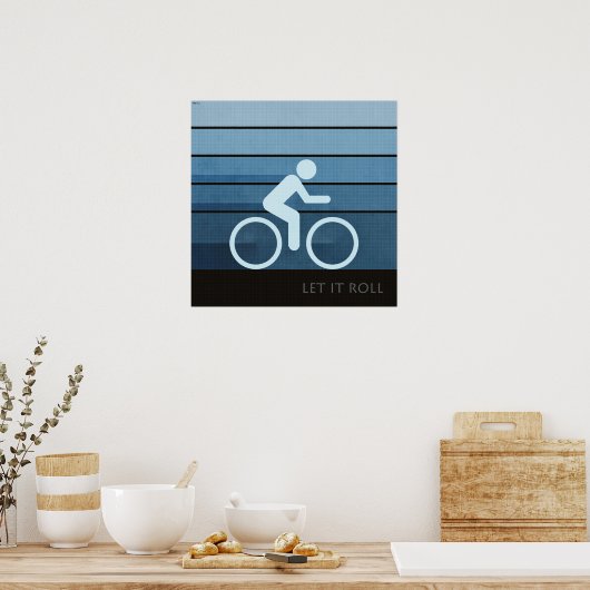 Laat het draaien poster (Keuken)