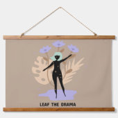 Laat het drama los hangend wandkleed (Voorkant)