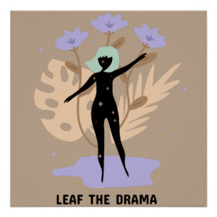 Laat het drama los perfect poster