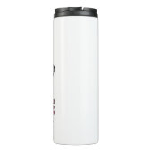 Laat het ergens anders sneeuwen thermosbeker (Achterkant)