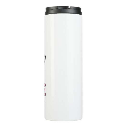 Laat het ergens anders sneeuwen thermosbeker (Achterkant)