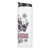 Laat het ergens anders sneeuwen thermosbeker (Geroteerd rechts)