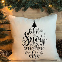 Laat het ergens anders sneeuwen Zwarte Witte Feest