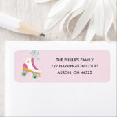 Laat het Etiket van het Adres van de Roll - Magent (Insitu)