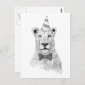 Laat het feest beginnen briefkaart (Voorkant / Achterkant)