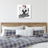 Laat het feest beginnen canvas afdruk (Insitu (Slaapkamer))