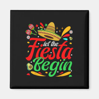 Laat het feest beginnen Funny Cinco De Mayo Mexica Magneet