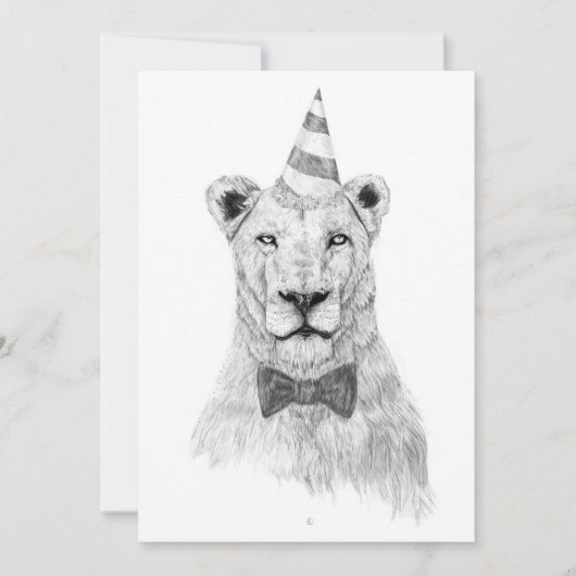 Laat het feest beginnen kaart (Voorkant)