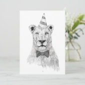 Laat het feest beginnen kaart (Staand voorkant)