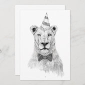 Laat het feest beginnen kaart (Voorkant / Achterkant)