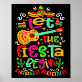 Laat het feest beginnen met de Mexicaanse Cinco de Poster (Voorkant)