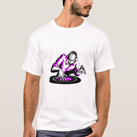 Laat het feest beginnen met DJ T-Shirt (Voorkant)