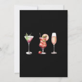 Laat het feest beginnen met zwarte volwassenen 40e kaart (Achterkant)