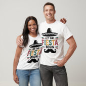 Laat het feest beginnen Mexicaans feest grappig Ci T-shirt (Unisex)