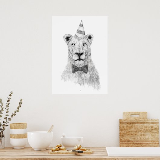 Laat het feest beginnen poster (Keuken)