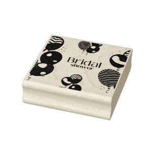 laat het feest beginnen rubberstempel