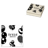 laat het feest beginnen rubberstempel (Gestempeld)