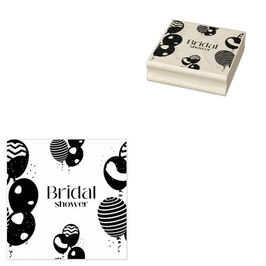 laat het feest beginnen rubberstempel (Gestempeld)