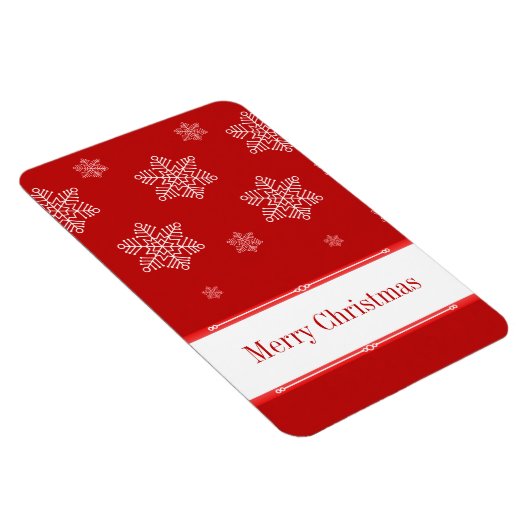 Laat het Flexi Magnet sneeuwen, rood Magneet (Rechterzijde)
