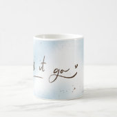 Laat het gaan Mok | Meisje in blauw (Center)