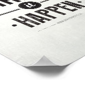 Laat het gebeuren - 8 x 10-inch Art Print (Hoek)