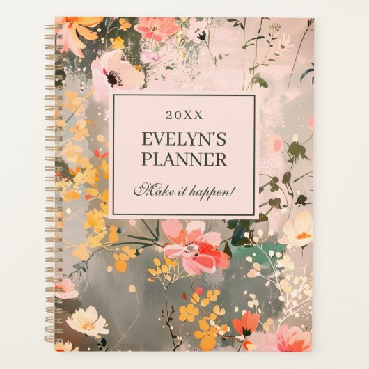 Laat het gebeuren Bloemen Planner (Voorkant)