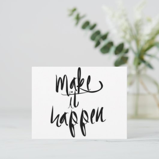 Laat het gebeuren Briefkaart (Staand voorkant)