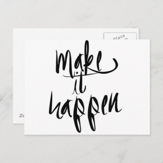 Laat het gebeuren Briefkaart (Voorkant / Achterkant)