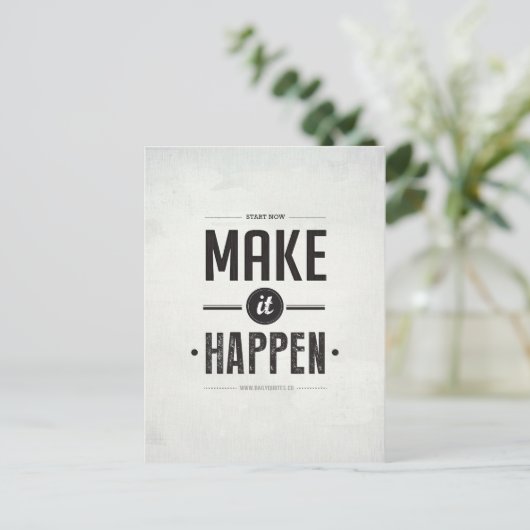 Laat het gebeuren - Briefkaart (Staand voorkant)