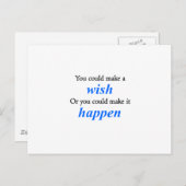 Laat het gebeuren briefkaart (Voorkant / Achterkant)